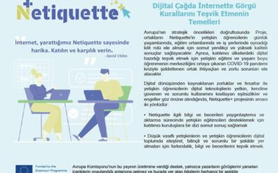 Netiquette+ (İnternet Etiği) Erasmus Projemizin infografiği kullanıma sunuldu.